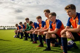 Schokkend: jeugdspelers Schiedam gedwongen te knielen door bendejongeren