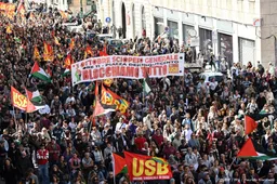 Miljoenen demonstranten ontregelen openbaar leven in Italië