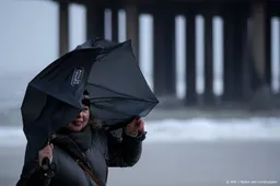 Storm Amy zorgt voor ongemak