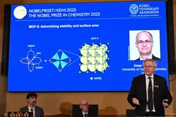 Nobelprijs Scheikunde voor ontwikkelen van nieuwe materialen