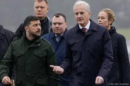 Zelensky in Noorwegen voor gesprek met premier Støre