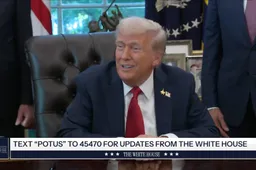 President Trump zegt waar het op staat: “Zonder religie geen reden om goed te zijn”