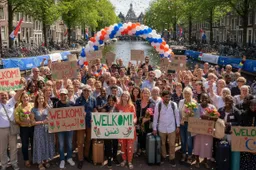 Woke-activisten in Aalten willen massamigratie vieren - met een boekje voor het azc