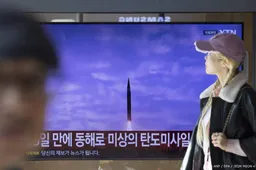 Noord-Korea lanceert opnieuw een raket