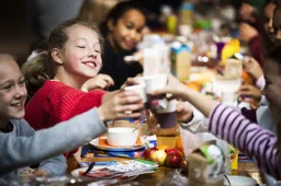Honderdduizenden scholieren ontbijten samen op school deze week