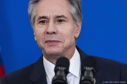 Protest tegen komst Antony Blinken in theater Rotterdam 