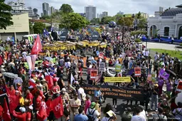 Duizenden lopen Global Climate March in COP-gaststad Belém