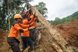 Stijging dodental na aardverschuivingen op Java
