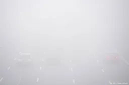 Code geel om dichte mist in het noorden
