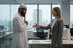 Rechter kent 34.000 euro toe aan COA-medewerker die weigerde vrouw de hand te schudden - betaald van uw belastinggeld