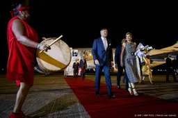 Koningspaar arriveert in Suriname voor staatsbezoek