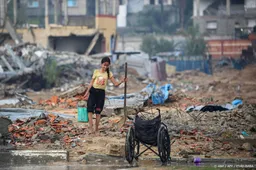 Doden en gewonden door noodweer in Gaza