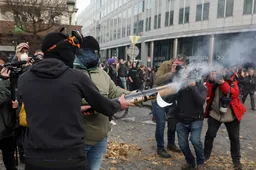 Protestmars met boeren in Brussel vroegtijdig beëindigd