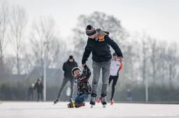Schaatsbanen geopend op koude Eerste Kerstdag