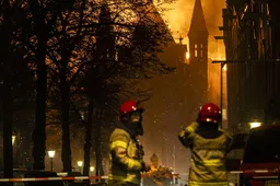 Tientallen omwonenden Vondelkerk zonder stroom om blussen brand