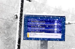 Geen NS-treinverkeer mogelijk door winterweer en IT-storing  