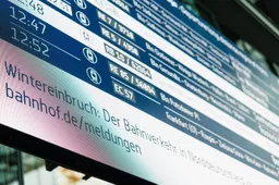 Spoorproblemen Duitsland blijven door aanhoudende sneeuw