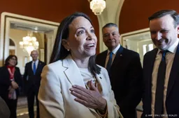 Machado: heb Trump mijn Nobelprijs aangeboden