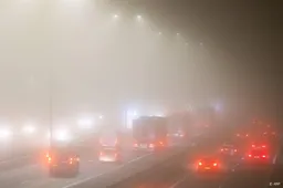 KNMI waarschuwt voor dichte mist in Friesland en Noord-Holland