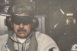 BAM: Trump deelt vernederende foto van gevangen Maduro in joggingpak op USS Iwo Jima