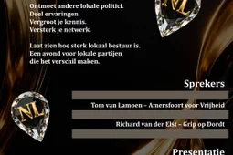 Primeur voor Dordrecht : Eerste nationaal congres lokale politieke partijen op 18 februari