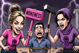 AD opent de jacht: 'Mannelijkheid is weerzinwekkend seksisme' en moet kapot