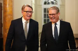 Britse politie start onderzoek naar Mandelson om Epstein-banden