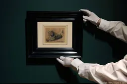 Leeuwtje van Rembrandt geveild voor 15 miljoen dollar