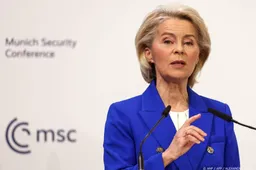 Von der Leyen haalt uit naar NAVO-baas Rutte 