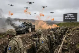 NAVO vernederd tijdens oefening: Britse brigade kansloos tegen handjevol drones