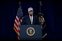 De oorlogsmachine draait op volle toeren: Donald Trump kondigt massale en vernietigende aanval op Iran aan