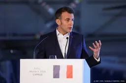 Macron kondigt 'defensieve' missie aan voor heropening zeestraat
