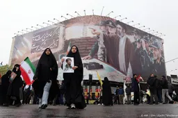 Iraniërs ondanks oorlog de straat op voor Dag van Jeruzalem