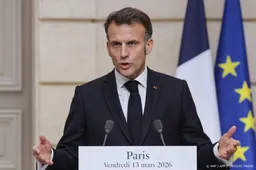 Franse president Macron benadrukt defensieve rol in Midden-Oosten