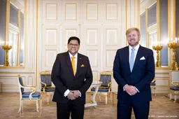 Koningspaar geraakt door overlijden oud-president Santokhi 