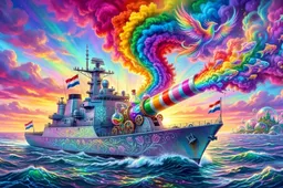 Paniek bij Defensie: lachwekkende PR-verklaring moet defect kanon Zr.Ms. Evertsen goedpraten