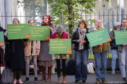 Demonstratie bij Eerste Kamer tegen voorgenomen asielwetten