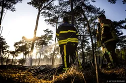 Grote natuurbrand in Limburgse Helden