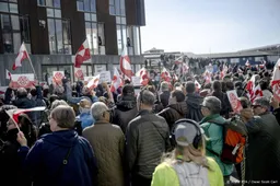 Demonstratie bij opening Amerikaans consulaat in Groenland
