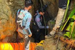 Eerste Laotianen in overstroomde grot na week gevonden