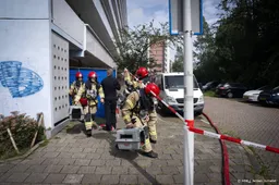 Geen schade aan constructie flat naast pand explosie Amsterdam