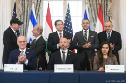 Israël en Libanon sluiten nieuw akkoord na overleg in Washington