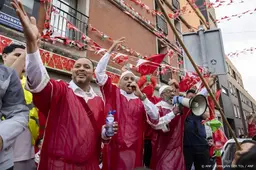 Fans Marokko vieren overwinning in meerdere steden