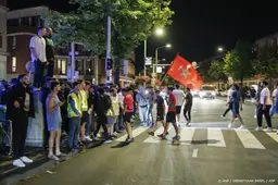 Fans Marokko in diverse steden straat op na verloren WK-wedstrijd