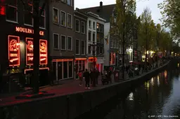 Politie Amsterdam in actie tegen mensenhandel op de Wallen