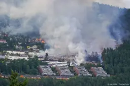 Vierhonderd mensen geëvacueerd na grote brand in Noorwegen