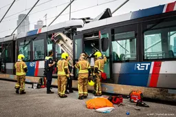Botsing trams op Erasmusbrug, 18 gewonden van wie 2 zwaargewond