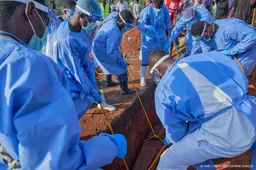 Dodental ebola in Congo gestegen tot meer dan 1300