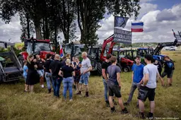 Boeren voeren actie tegen stikstofbeleid kabinet
