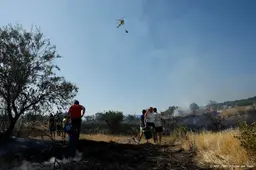 Deel beperkingen om natuurbranden in regio Madrid opgeheven